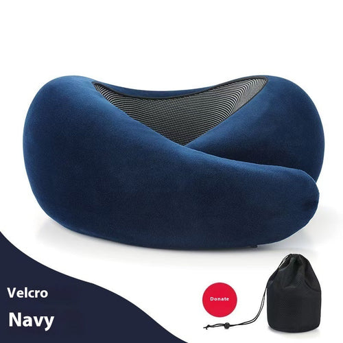 Soft Memory Foam Travel Neck Pillow U Shape Adjustable Support