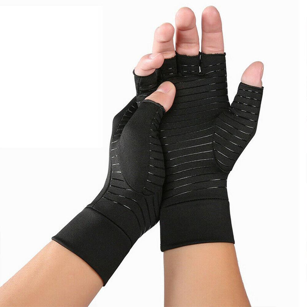 Unisex Compression Half Finger Support Gloves