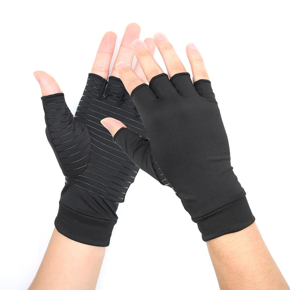 Unisex Compression Half Finger Support Gloves