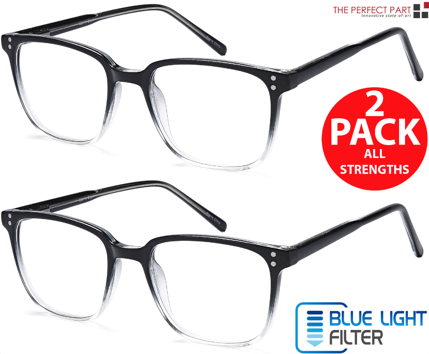 2 Pack Unisex Computer Reading Glasses