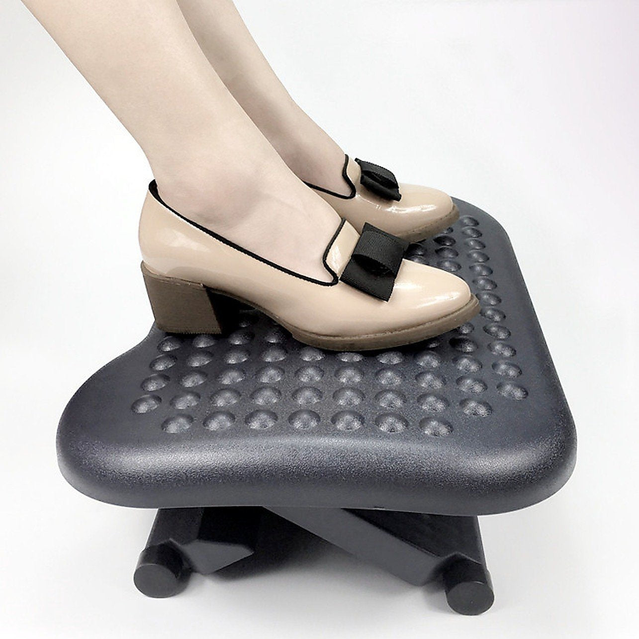 Ergonomic Footrest Under Desk – Adjustable Foot & Leg Support for Office Chairs