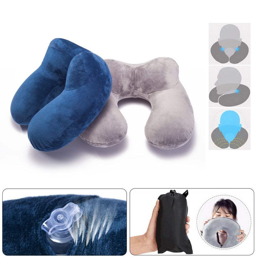 DIDIHOU U-Shape Neck Travel Pillow Folding Neck