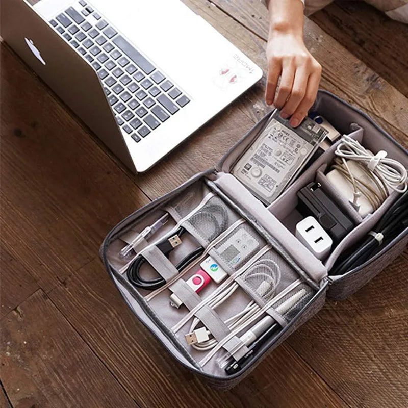 Cable/Wires Storage Bag Waterproof Digital Electronic Organizer Portable USB