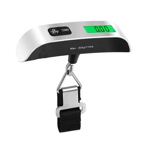 Portable Digital Luggage Scale with LCD Display, 110 lb / 50 kg Capacity