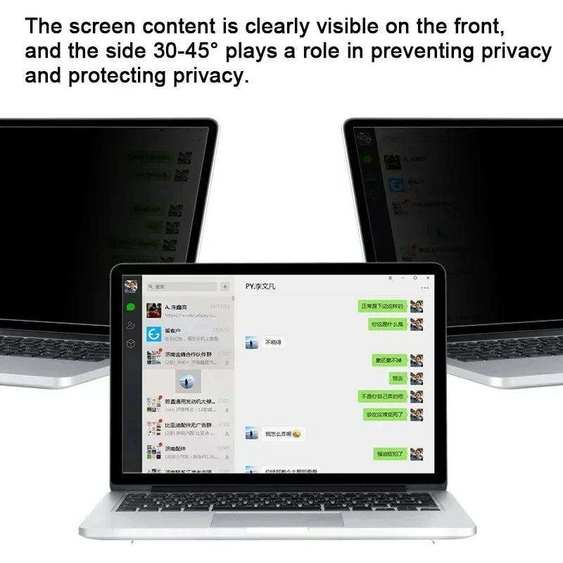 Anti-Spy Privacy Screen Protector for Laptop 14"/15.6" | Dual-Sided HD & Matte Film