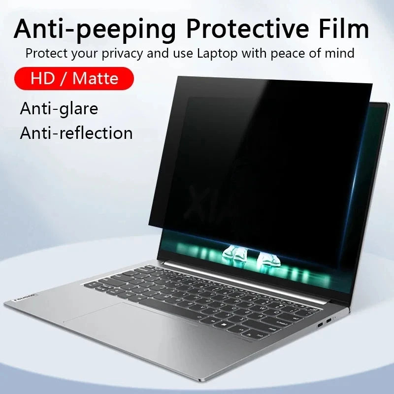 Anti-Spy Privacy Screen Protector for Laptop 14"/15.6" | Dual-Sided HD & Matte Film