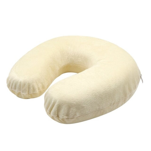 Travel U-Shaped Memory Foam Neck Pillow – Neck & Body Support