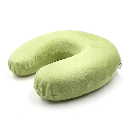 Travel U-Shaped Memory Foam Neck Pillow – Neck & Body Support