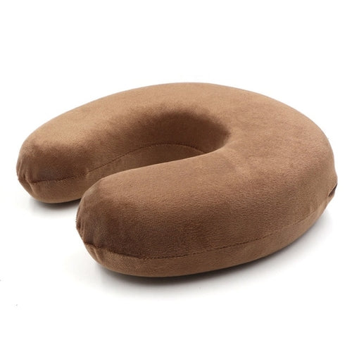Travel U-Shaped Memory Foam Neck Pillow – Neck & Body Support