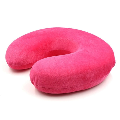 Travel U-Shaped Memory Foam Neck Pillow – Neck & Body Support