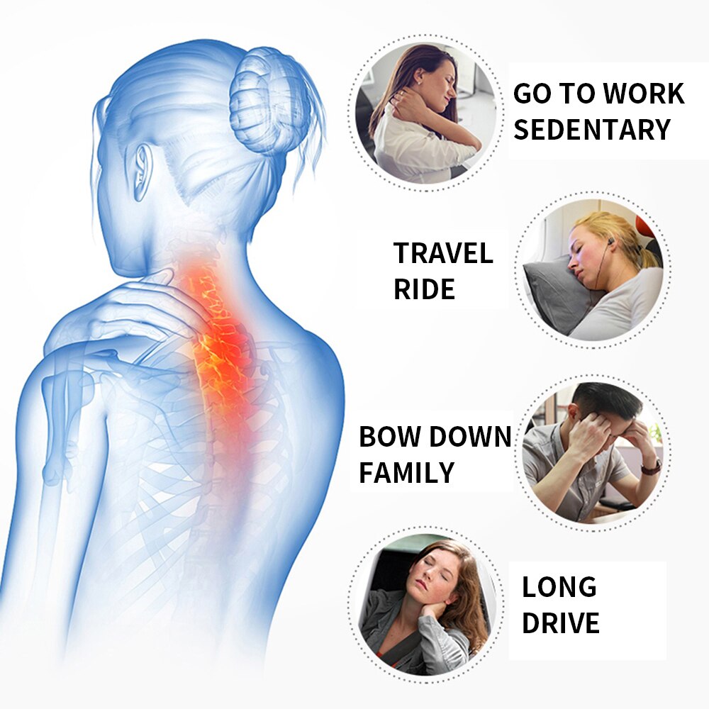 Travel U-Shaped Memory Foam Neck Pillow – Neck & Body Support